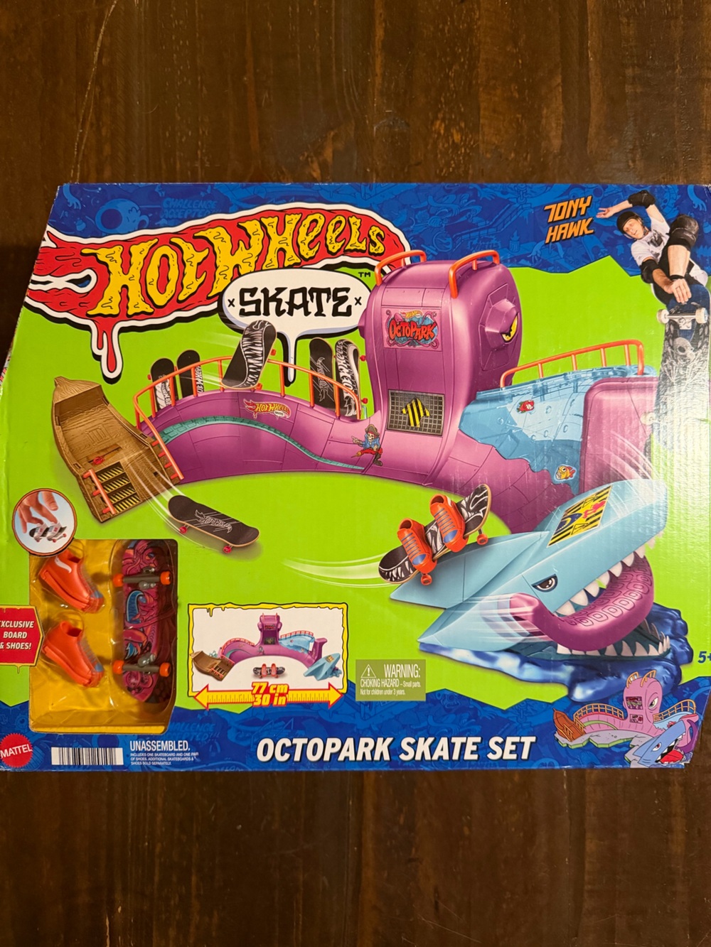 Tony Hawk Hot Wheels Octopark Skate Set - Pink 30”